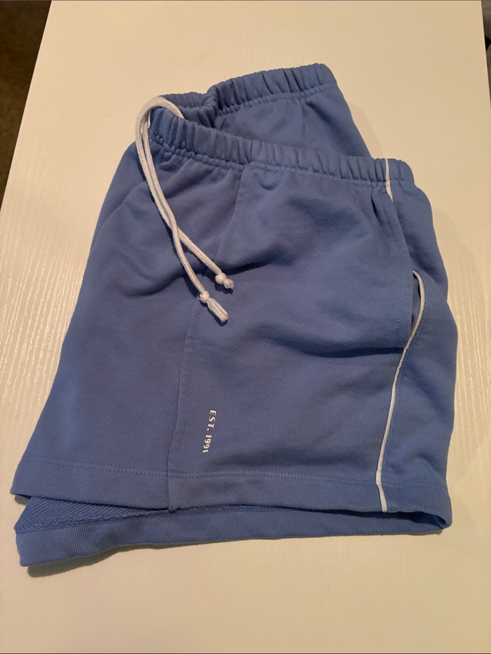 Women’s Blue Drawstring Sport Shorts